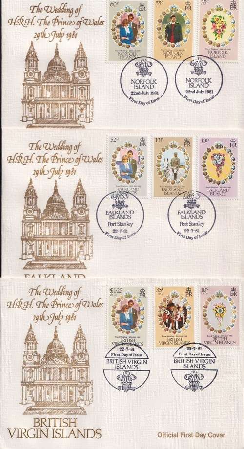 VARIOUS WORLD COVERS - a good selection of clean covers (9) for the WORLD COVER COLLECTOR (4 scans)